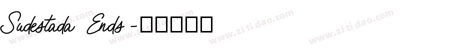 Sudestada Ends字体转换